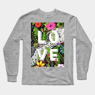 A tropical love design Long Sleeve T-Shirt